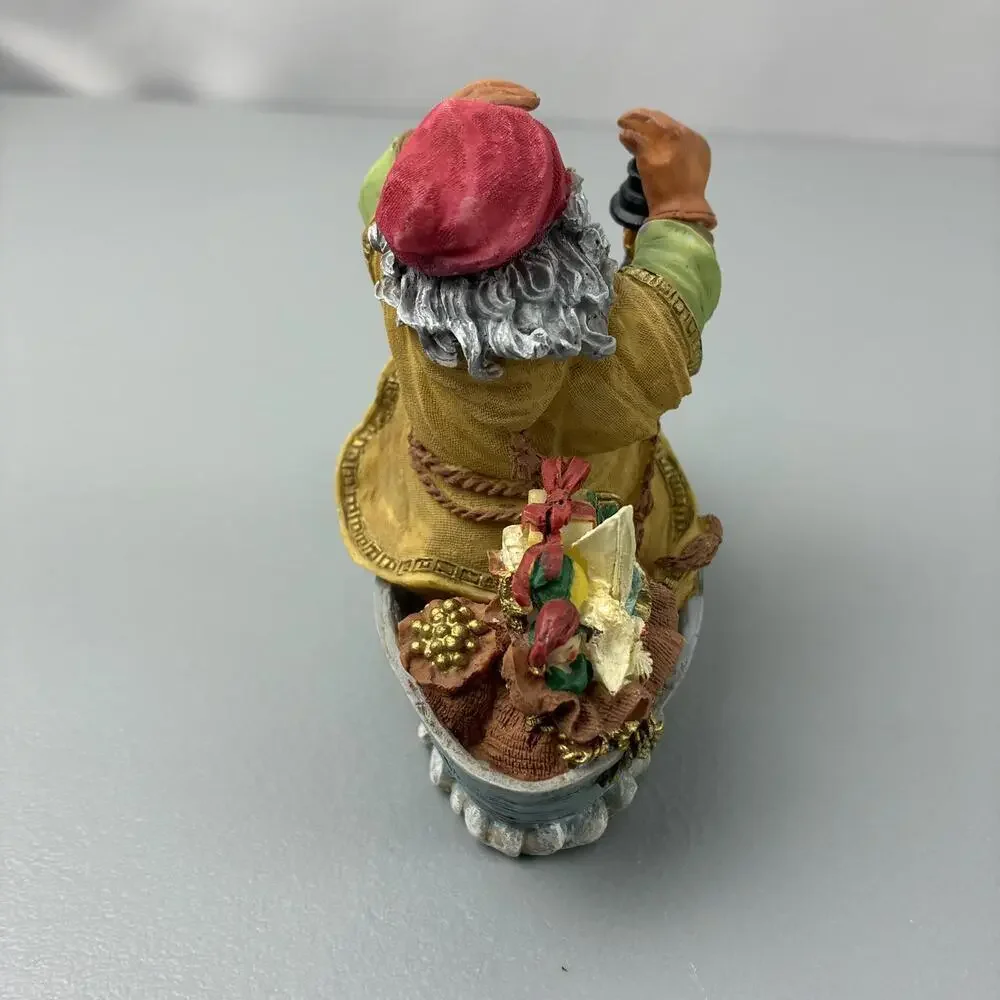 Collectible Christmas Figurine International Santa Greece - Vtg